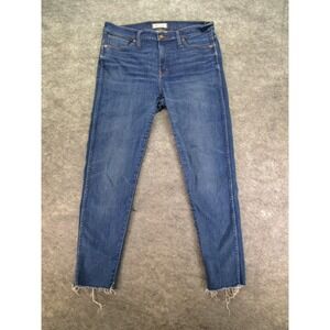 Madewell Jeans Womens‎ 32 High Rise Skinny Blue stretch denim pre-owned